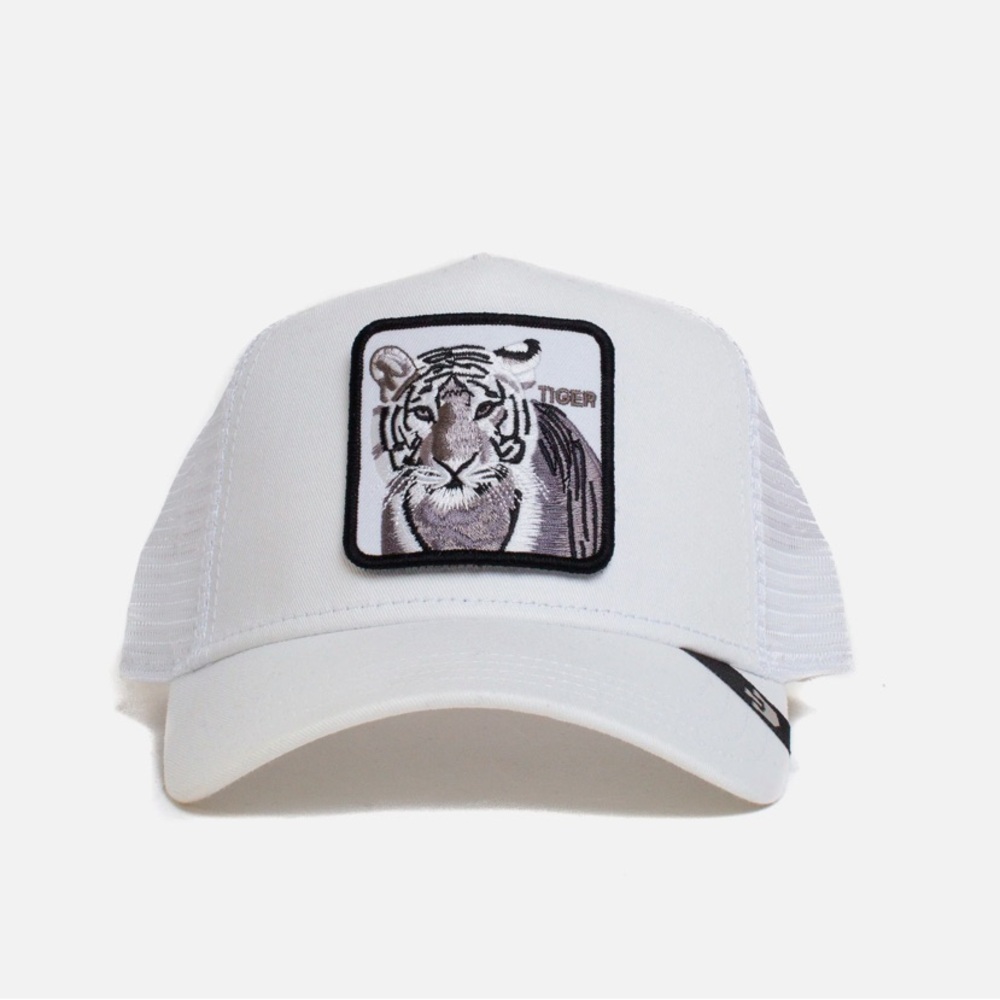 Goorin Bros White Tiger Trucker Hat NWT